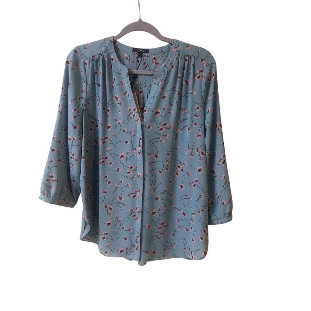 NYDJ Not Your Daughter’s Jeans pintuck blouse NWT Small